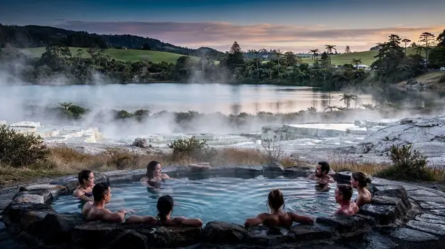 Hot pools spa