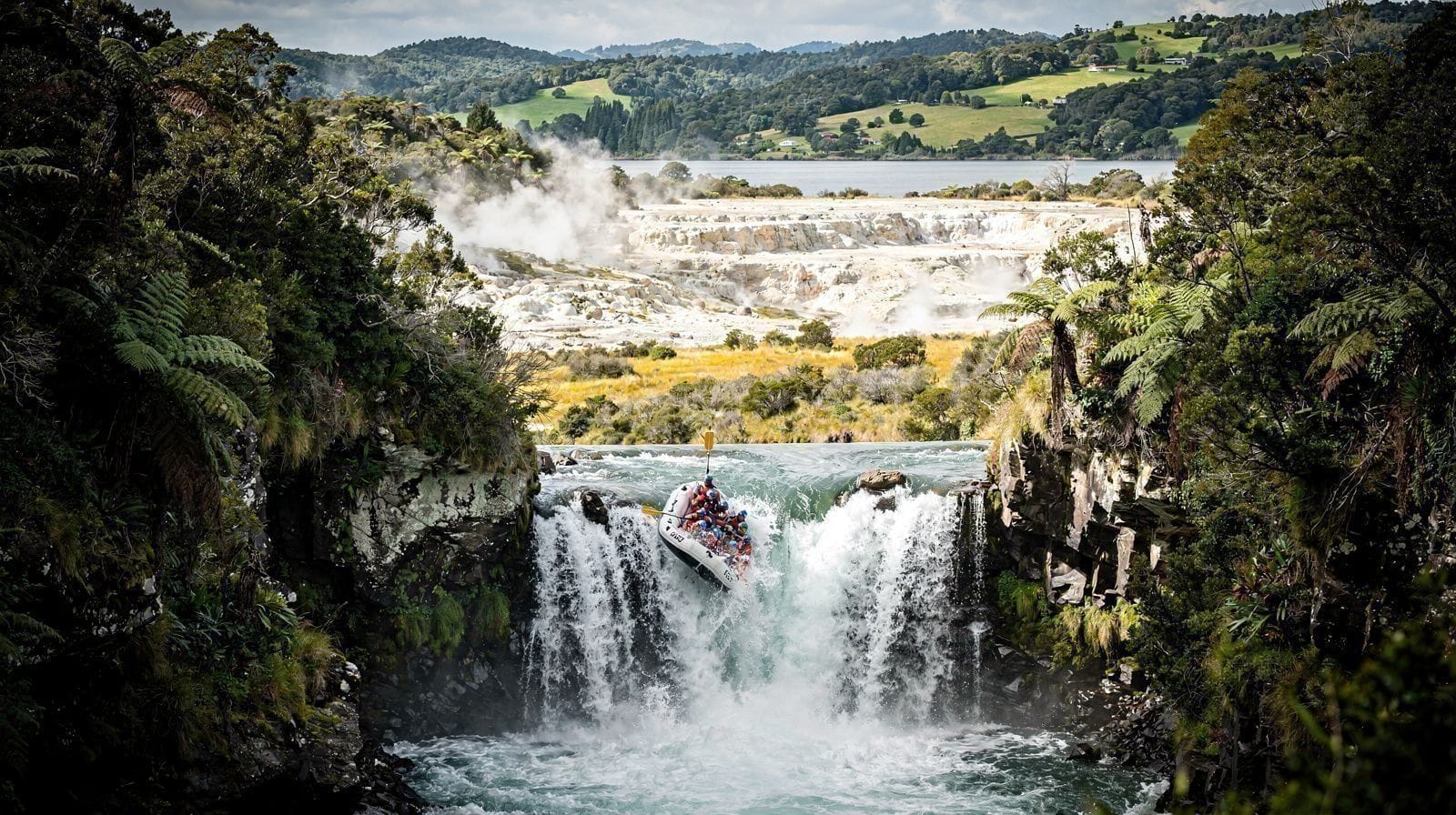 Okere Falls e as Tutea Falls do Kaituna