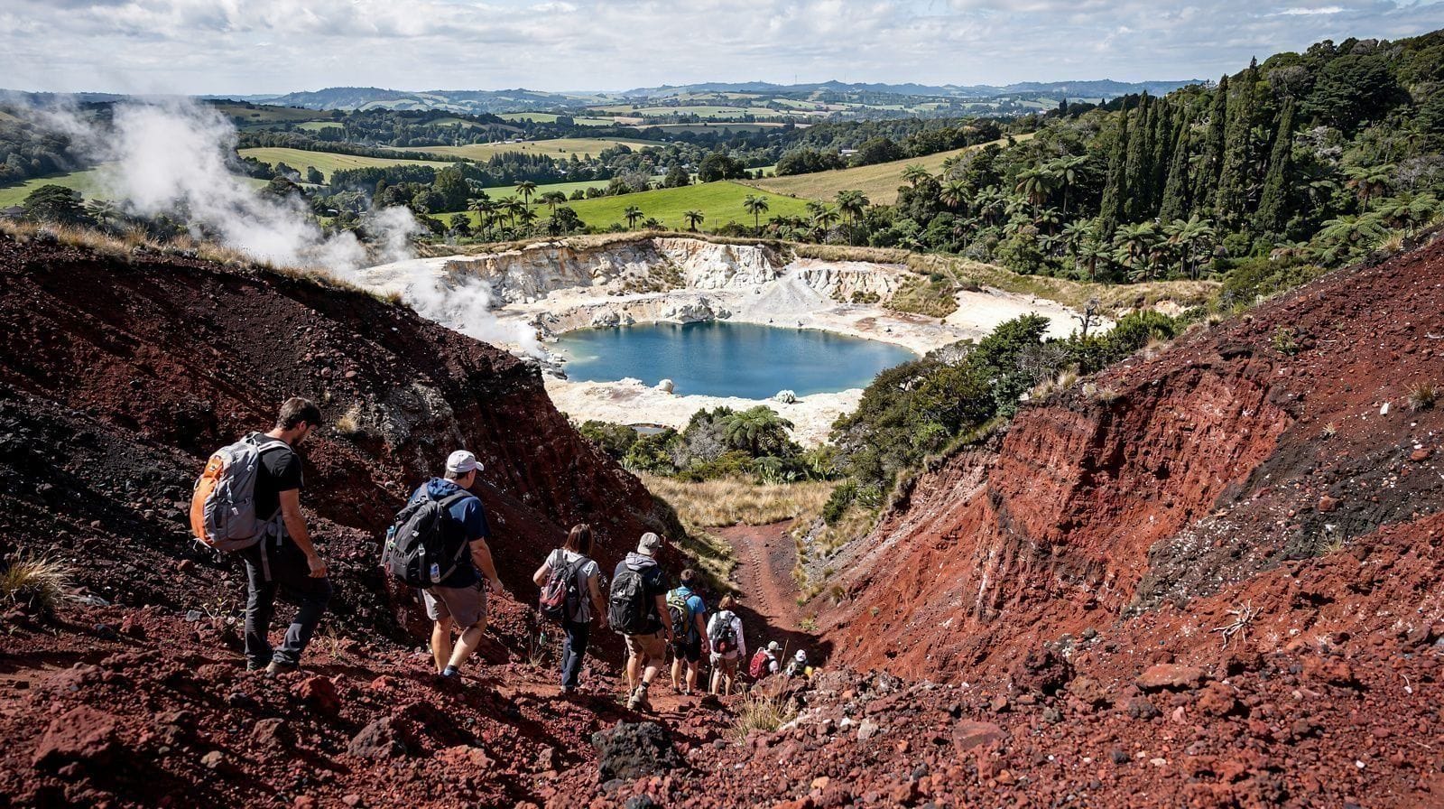 Mount Tarawera z przewodnikiem: trzy sposoby na krater