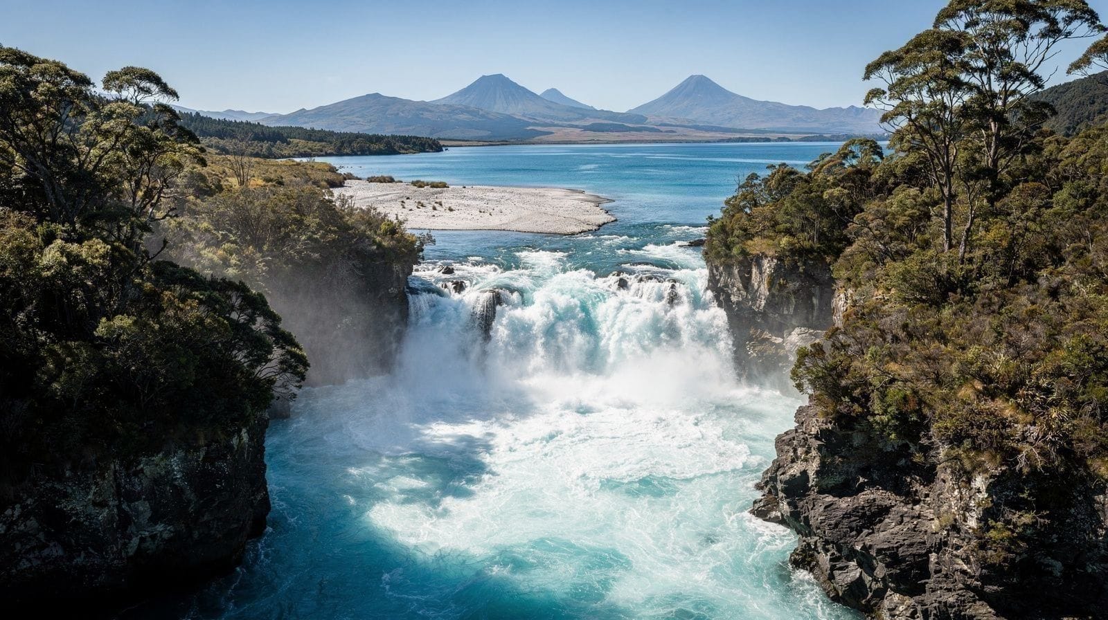 Pętla Rotorua–Taupō: Huka Falls, Craters of the Moon i Mine Bay